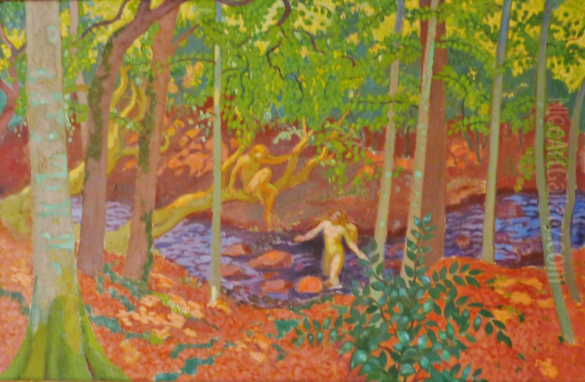 Daphnis et Chloe Oil Painting by Maurice Denis