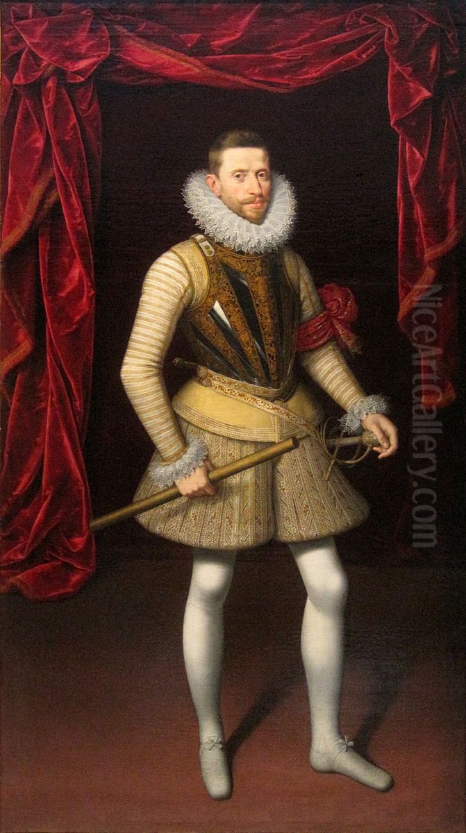 Portrait of Albert VII, Archduke of Austria Oil Painting by Frans Pourbus the younger
