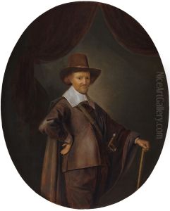 Portrait of a Gentleman with a Walking Stick