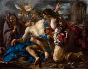 St Sebastien soigne par Ste Irene