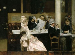 Cafe Scene in Paris