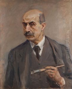 Self-portrait with Paintbrush