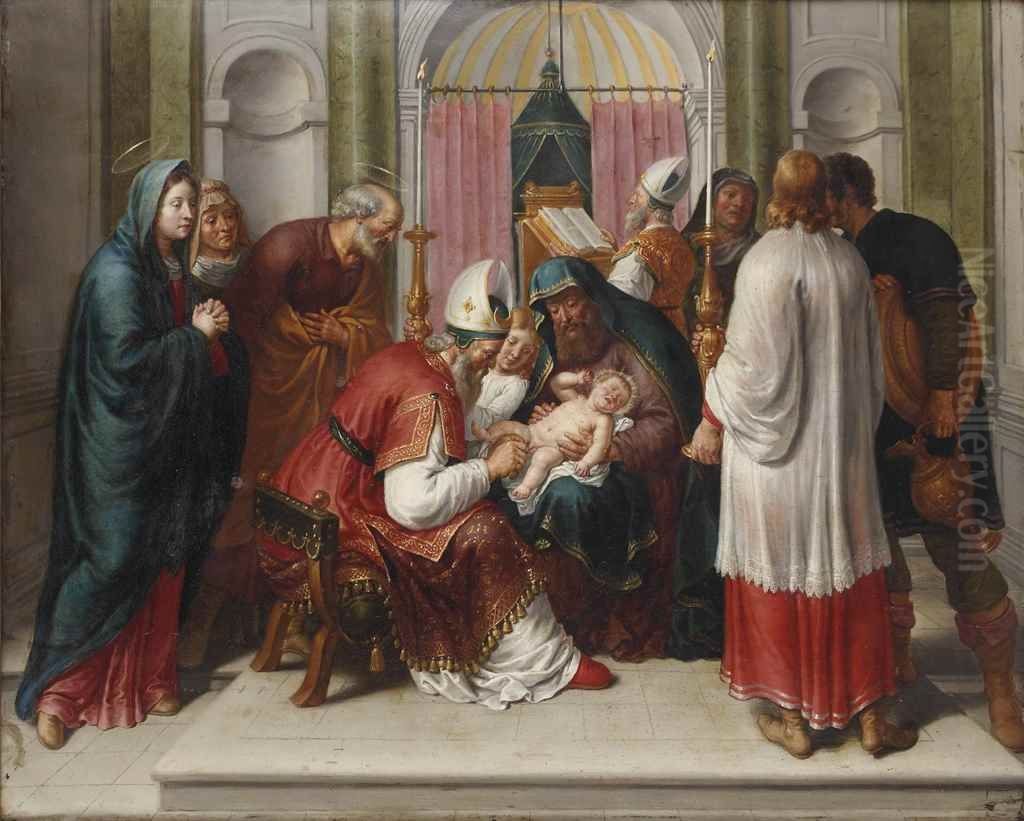 The Circumcision of Christ Oil Painting by Pieter van Lint