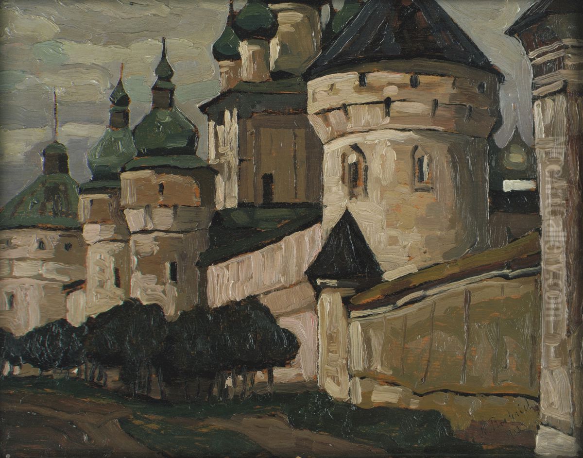 Rostov the Great Oil Painting by Nicholas Roerich