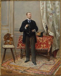 Portrait d'Edmond Taigny (1828-1906), historien et collectionneur
