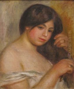 Woman Combing her Hair