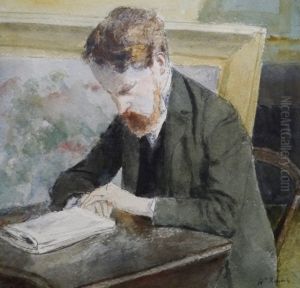 Louis Rouart lisant