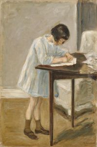 Granddaughter (standing girl writing) Granddaughter (standing girl writing)