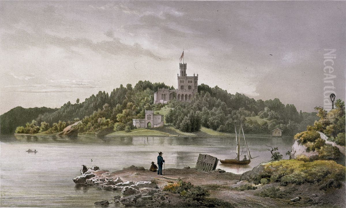 Oscarshall Oil Painting by Joachim Frich