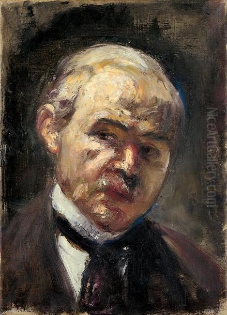 Selfportrait Oil Painting by Lesser Ury
