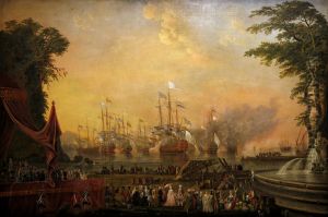 Manoeuvres navales a Toulon, juillet 1777