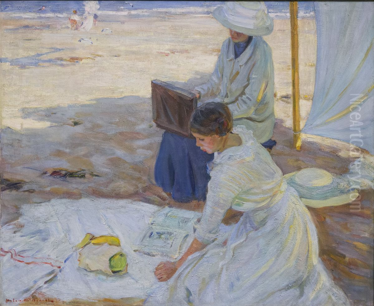 Under the Shadow of the Tent Oil Painting by Helen McNicoll