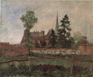 The Church and the Farm at Eragny The Church and the Farm at Eragny