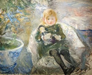Young girl with a doll