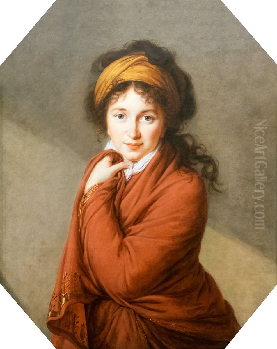 Portrait of Countess Golovina. Oil Painting by Elisabeth Louise Vigee Le Brun