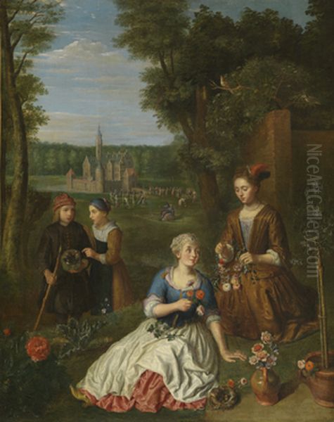 Gemini (The Month of May) Oil Painting by Pieter Snyers