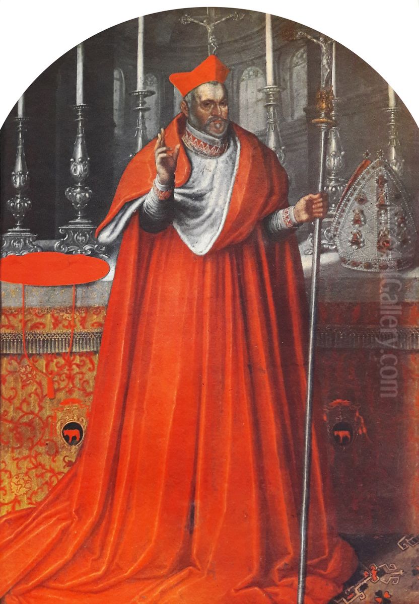Portrait of Bernard Maciejowski (1548-1608). Oil Painting by unknown