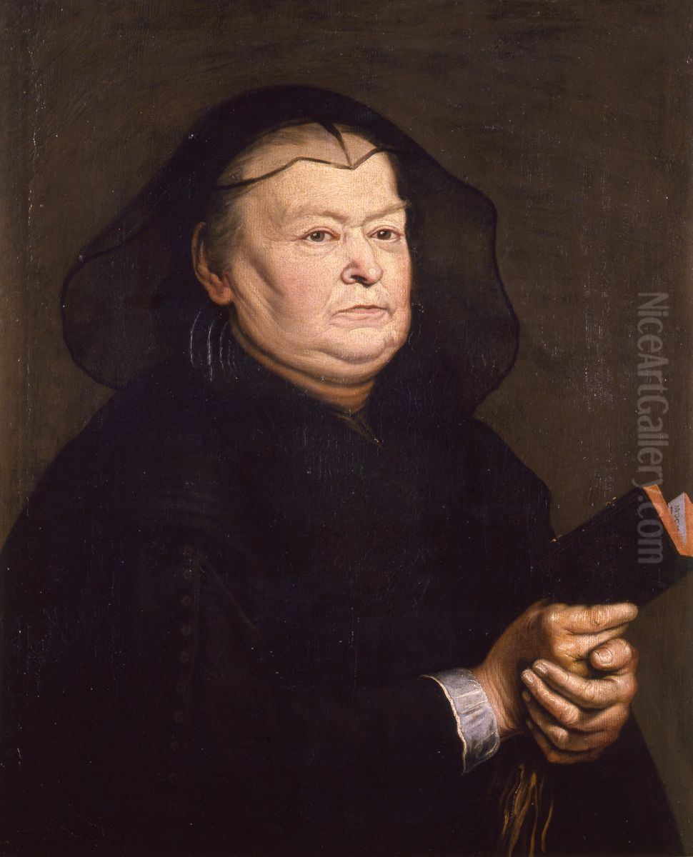 Portrait of a Widow Oil Painting by Justus Sustermans