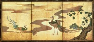 Phoenixes by Paulownia Trees