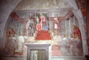 Madonna col Bambino, san Giorgio, san Maurizio e i santi Pietro e Paolo che presentano gli offerenti
