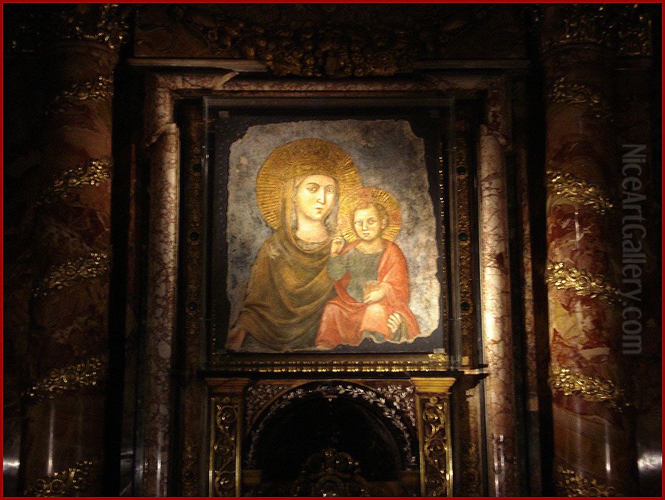 Madonna Della Strada Oil Painting by Society of Jesus