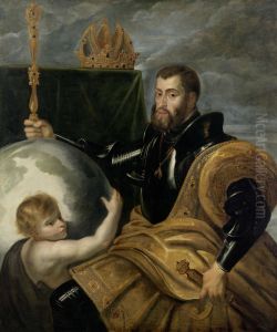 Allegorie auf Kaiser Karl V. als Weltenherrscher