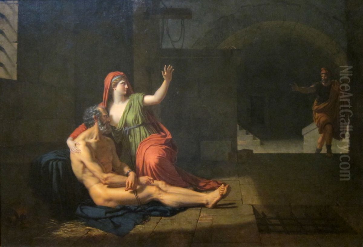 Cimon and Pero Oil Painting by Francois-Xavier Fabre