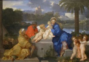 The Holy Family with Saints Elizabeth and the Infant John the Baptist