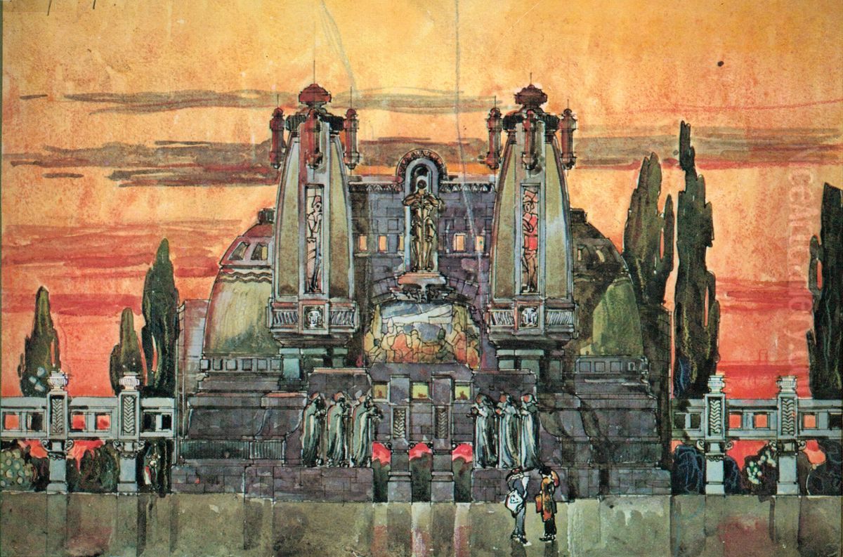 Visione Oil Painting by Silvio Gambini