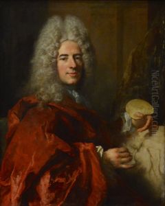 Portrait of Jacques-Antoine Arlaud copying the Leda of Michelangelo