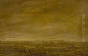 Panoramic river landscape