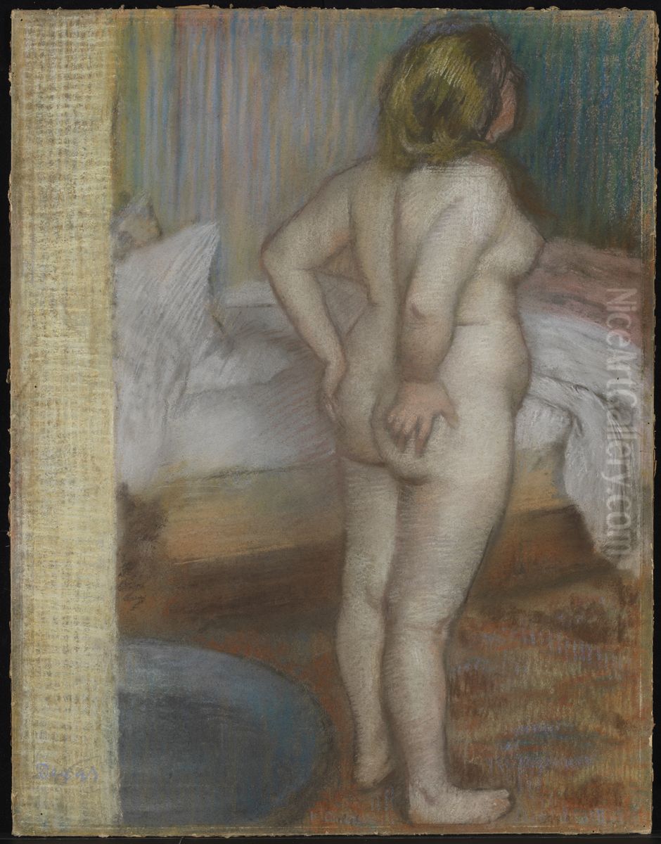 The Morning Bath Oil Painting by Edgar Degas