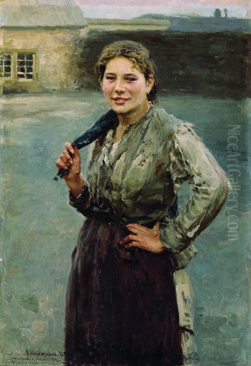 Chakhtiorka Oil Painting by Nikolay Kasatkin