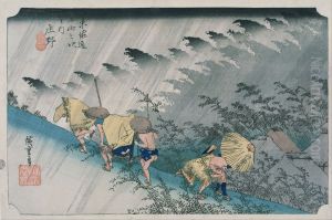 Shono from the Fifty-three Stations on Tokaido Highway, Hoeido version