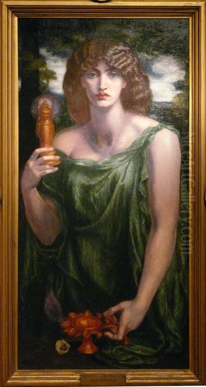 Mnemosyne Oil Painting by Dante Gabriel Rossetti