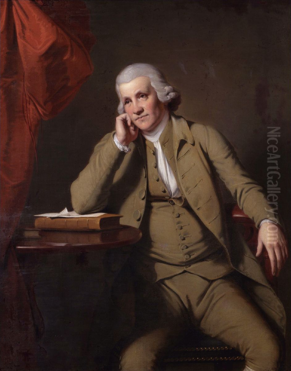 Jedediah Strutt Oil Painting by Joseph Wright of Derby