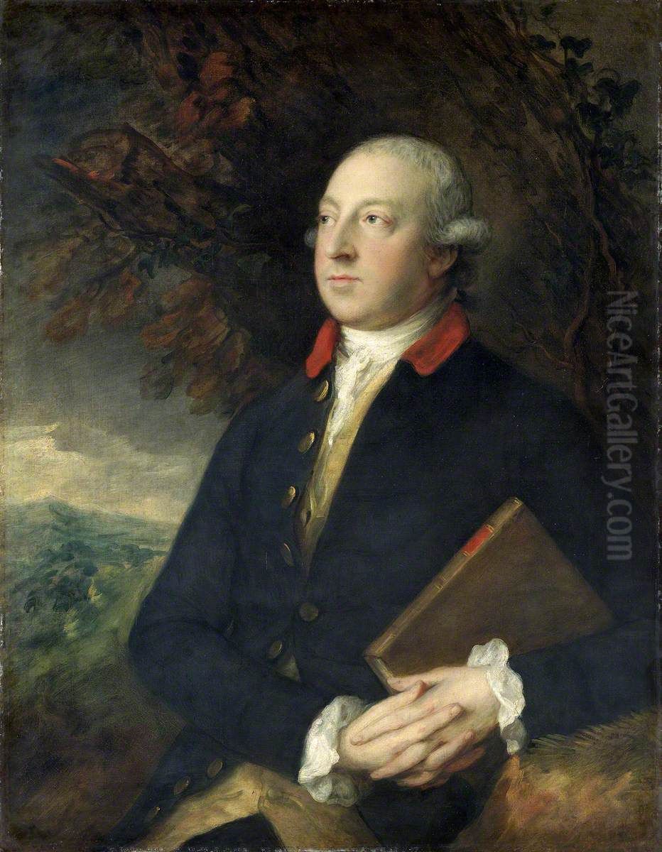 Thomas Pennant (1726-1798) Oil Painting by Thomas Gainsborough