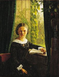 Portrait of Ada Monrad. Portrait of Ada Monrad.