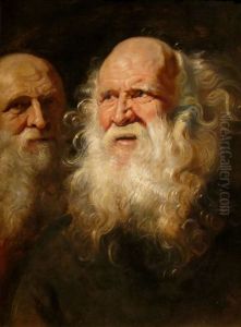 Study portrait of to old men