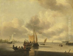 The mouth of an estuary (the Brill?)