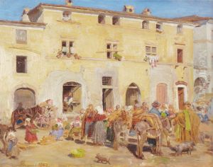 Torveplads i Sora. Italien.