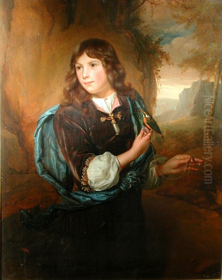 Portrait of Pieter de la Court van der Voort Oil Painting by Godfried Schalcken