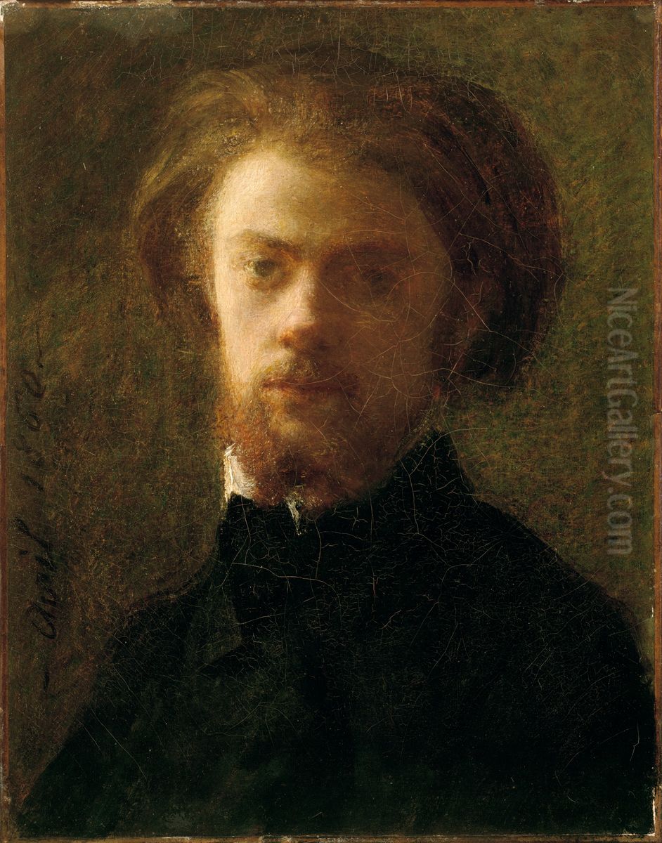 Self-Portrait Oil Painting by Henri Fantin-Latour