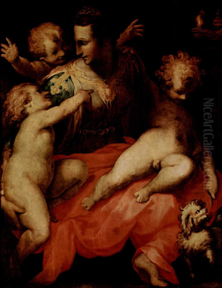 Caritas Oil Painting by Francesco Morandini