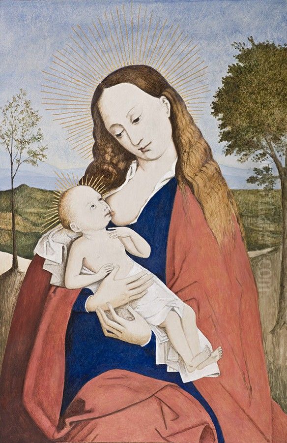 Our Lady of Bethlehem Oil Painting by Rogier van der Weyden