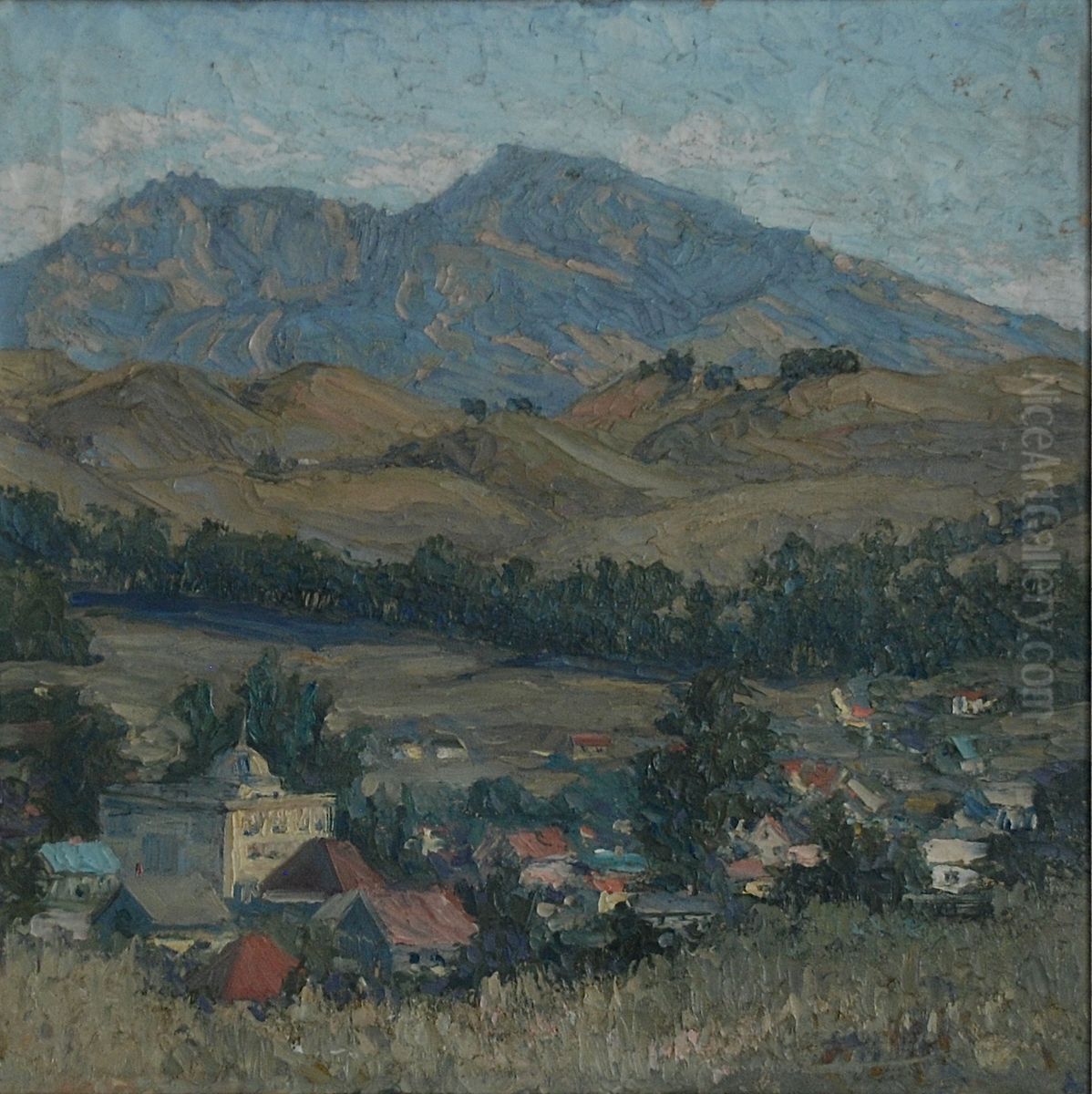 Mt. Shasta Oil Painting by Mary Agnes Yerkes