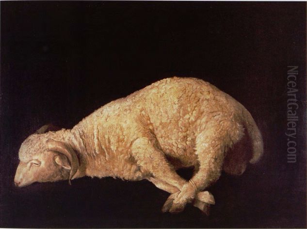 Ram with Tied Feet Oil Painting by Francisco De Zurbaran
