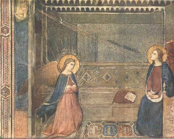 Annunciation Oil Painting by Giotto