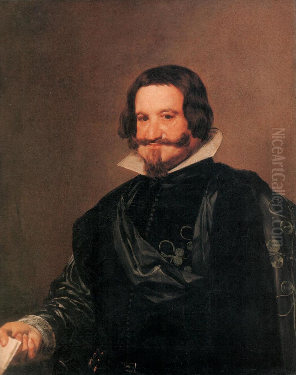 Don Gaspar de Guzman (1587-1645), Count-Duke of Olivares Oil Painting by unknown