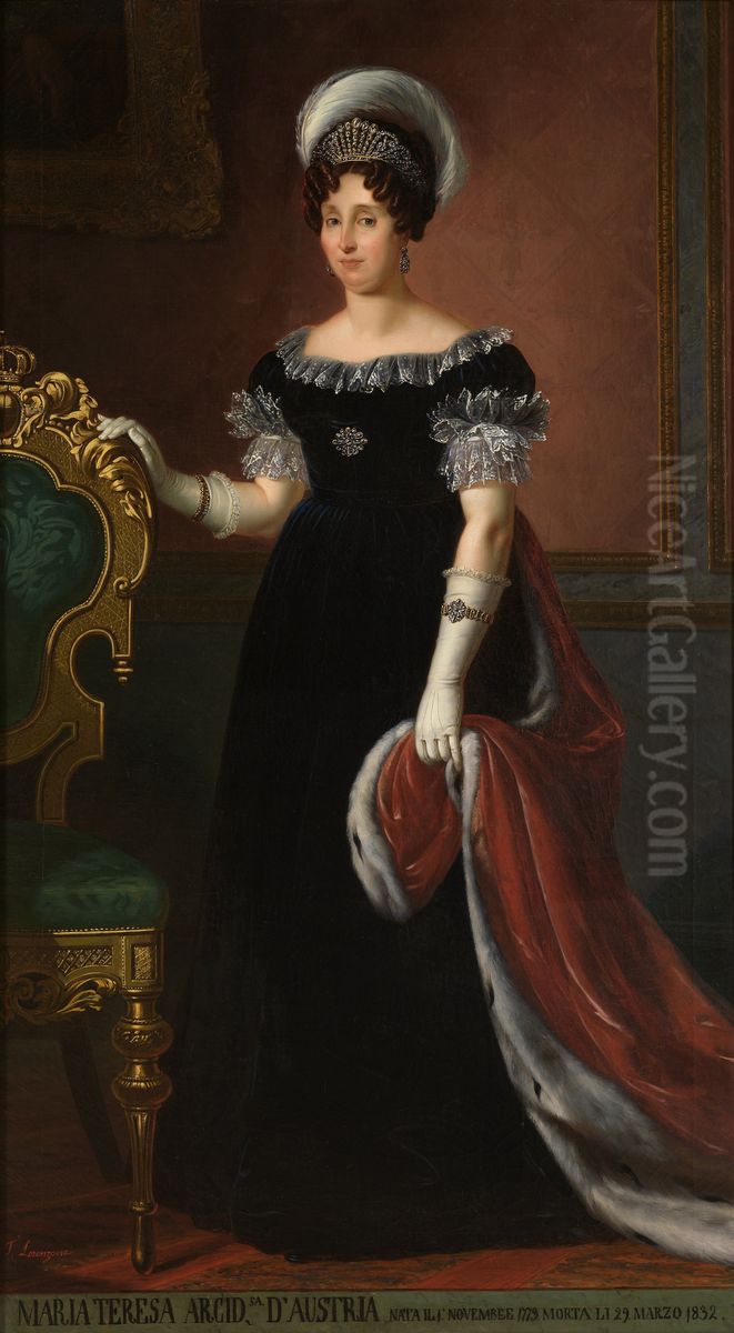 Ritratto di  Maria Teresa Oil Painting by Tommaso Lorenzone